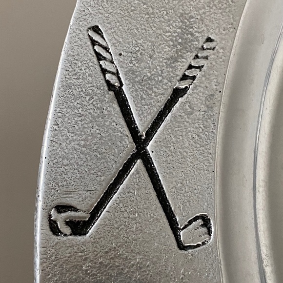 Pewtarex Trophy Plate Dish I Golf Rim - Picture 7 of 15